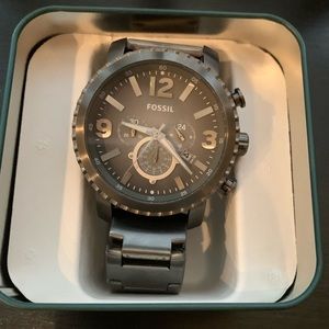 Gage Chronograph Smoke Stainless Steel Watch